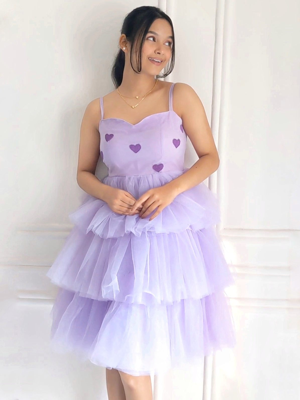 Blush purple dress best sale