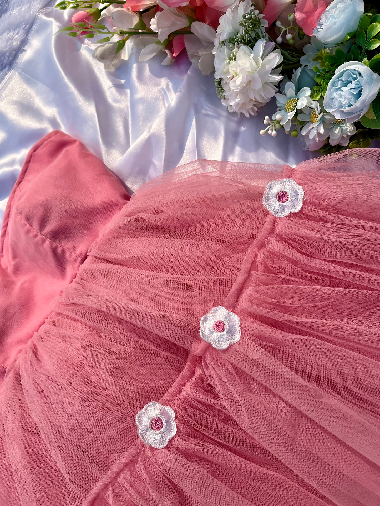 PINK SUNFLOWER DRESS