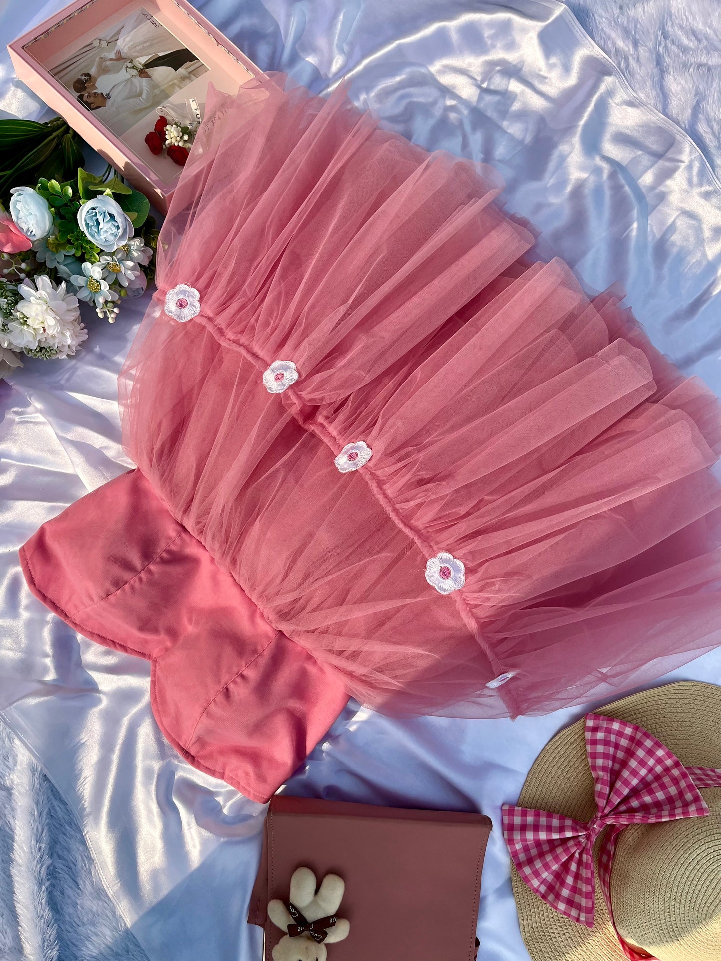 PINK SUNFLOWER DRESS