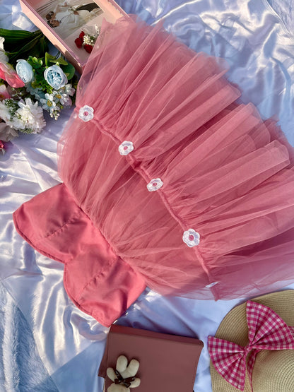 PINK SUNFLOWER DRESS