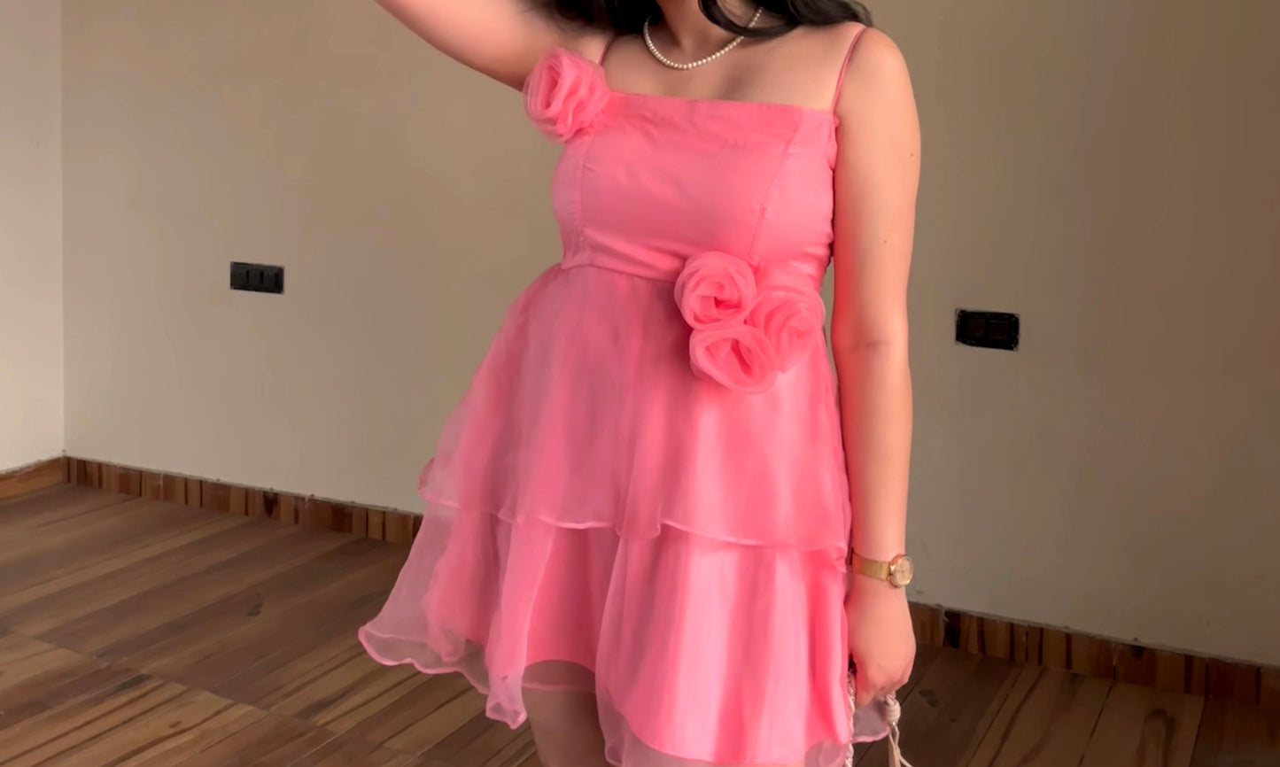 Pink Rose Affair Dress