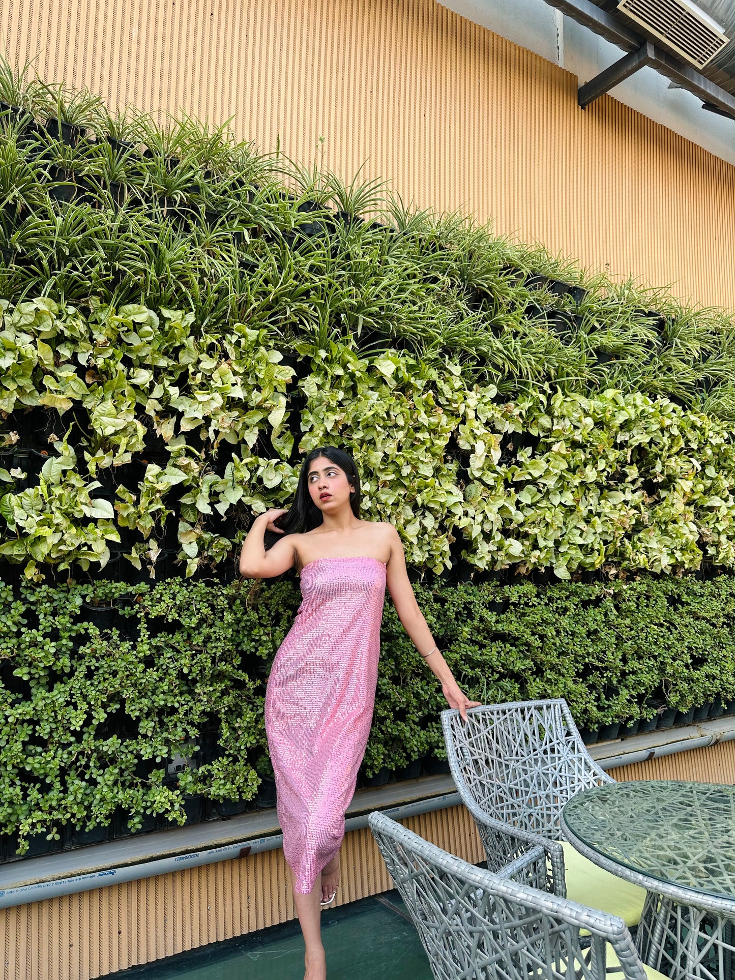 Pink Stellar Shimmer Dress