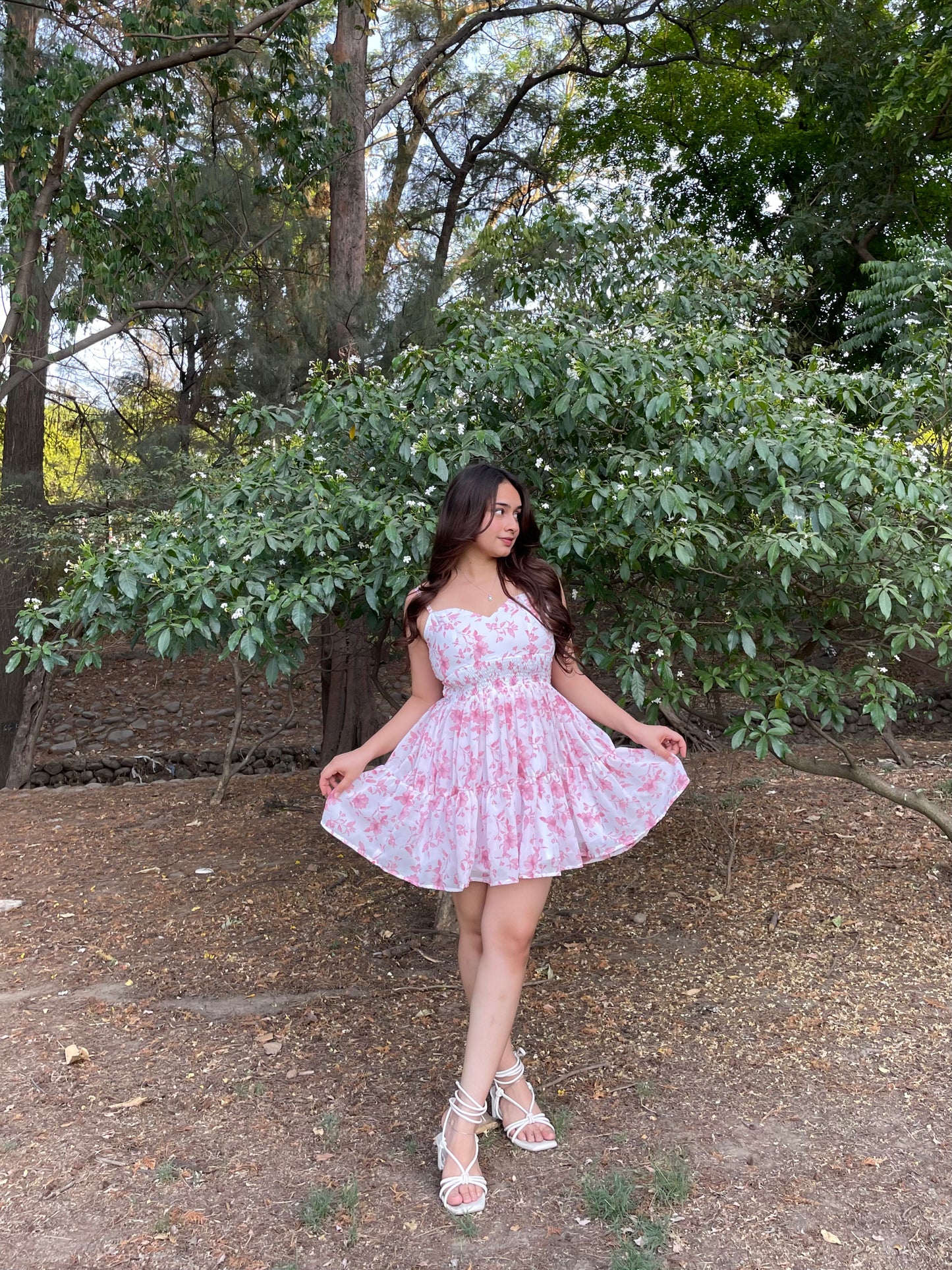 FLORAL SKATER DRESS