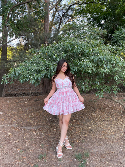 FLORAL SKATER DRESS