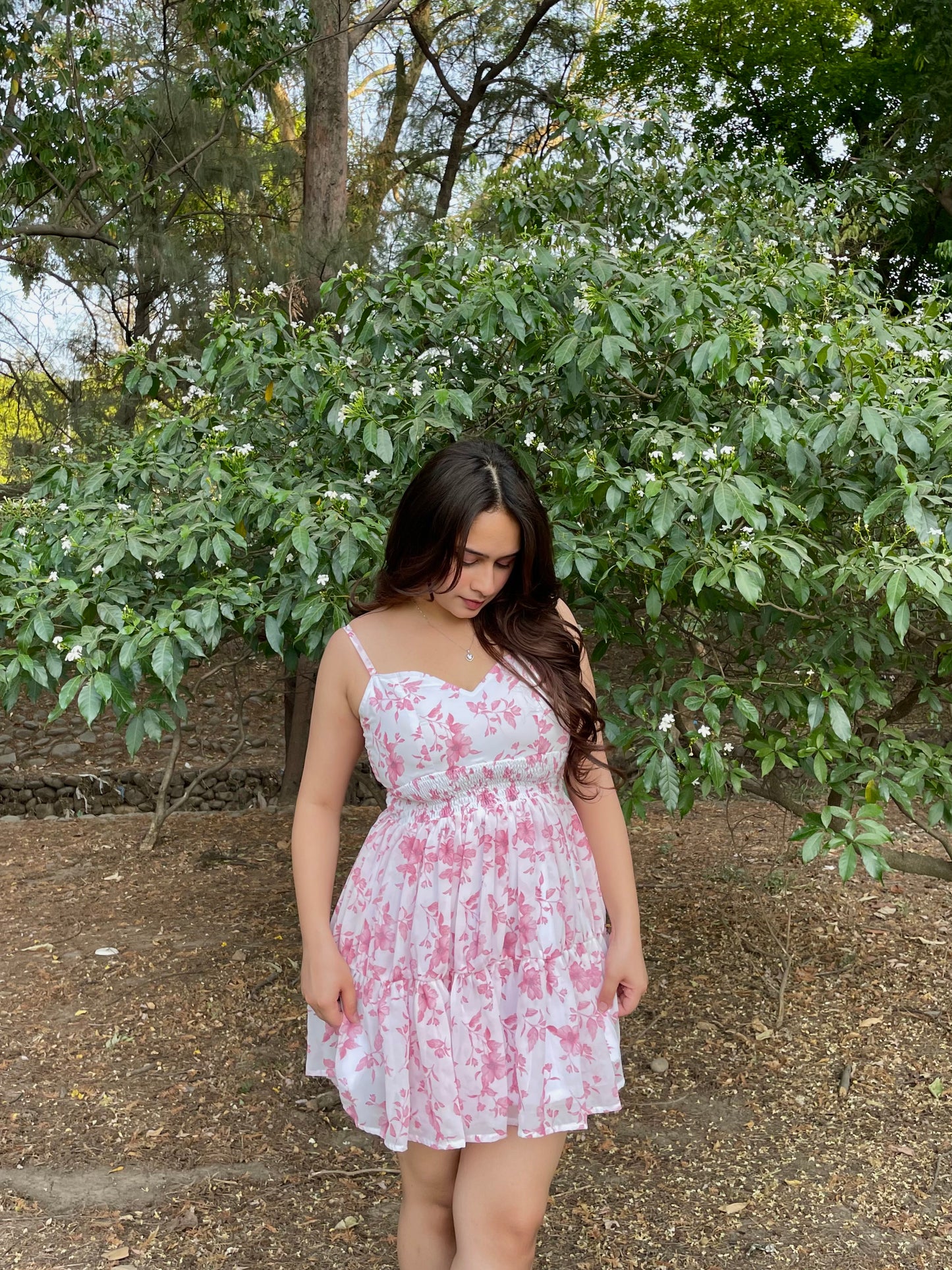 FLORAL SKATER DRESS