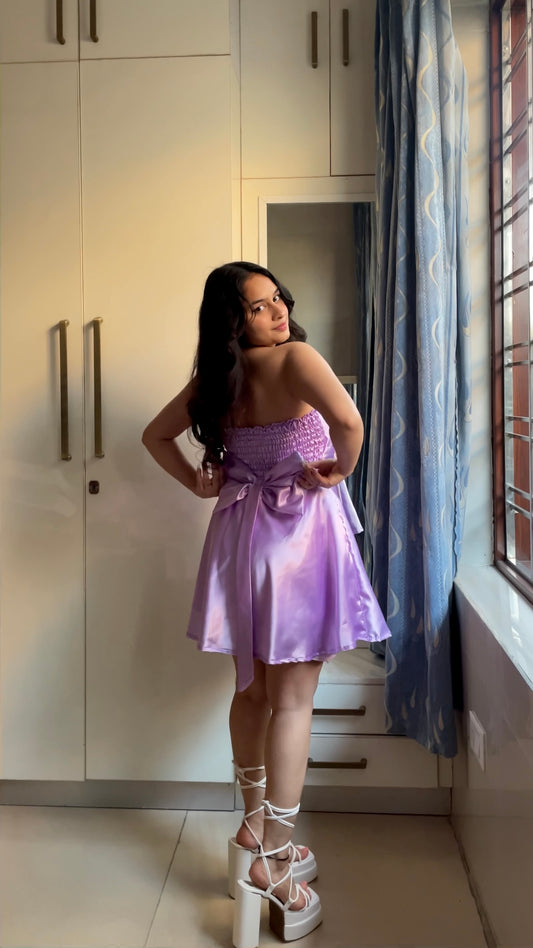 Orchid Bow Dress