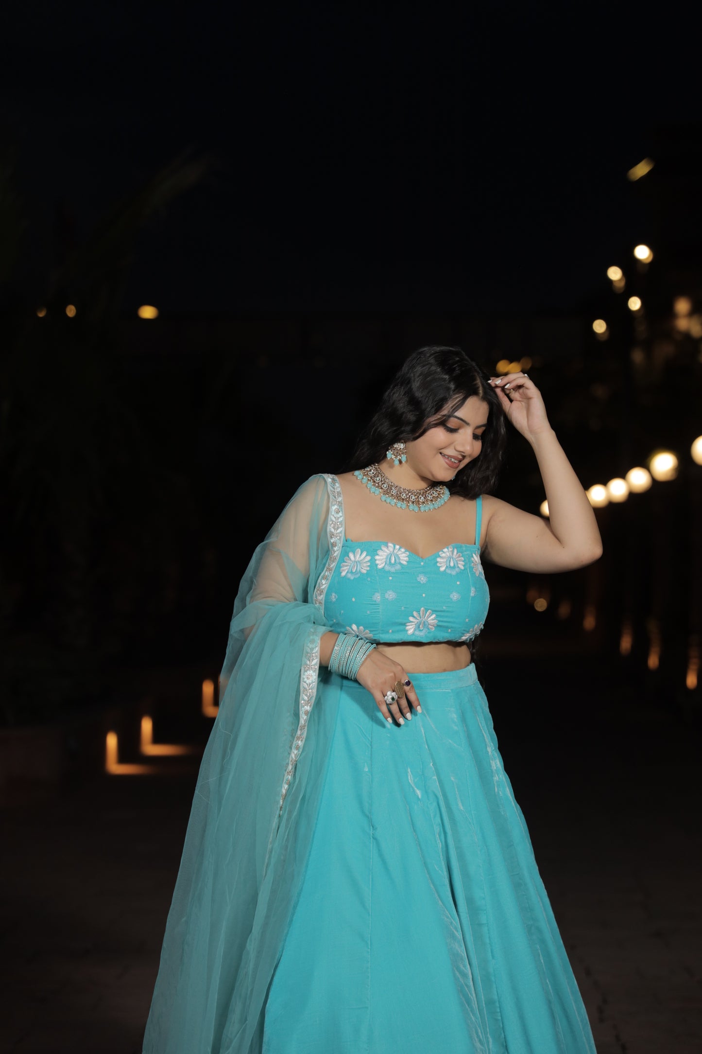 Royal Hues Blue Lehenga