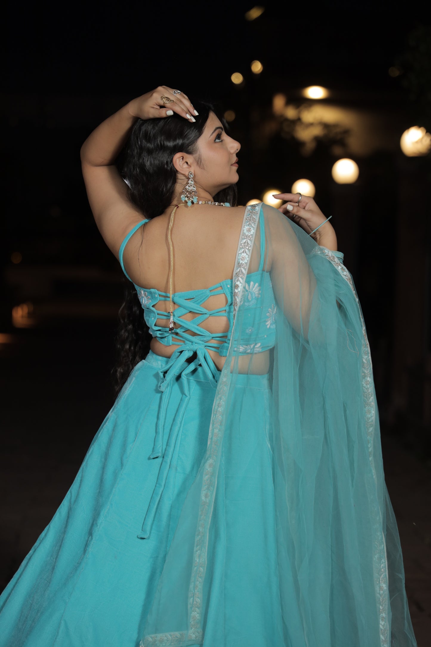 Royal Hues Blue Lehenga