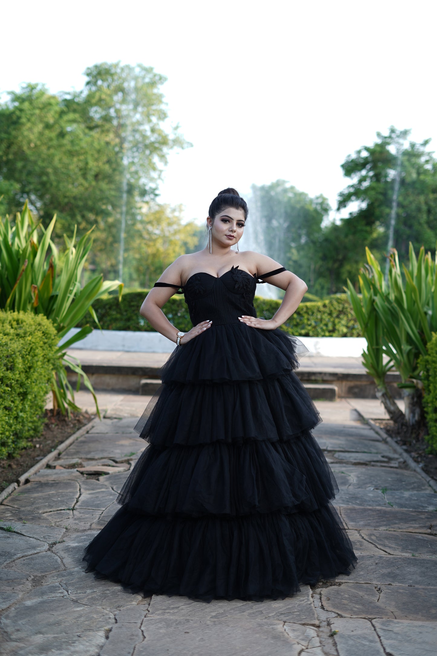 Twilight Mystique Black Ball Gown