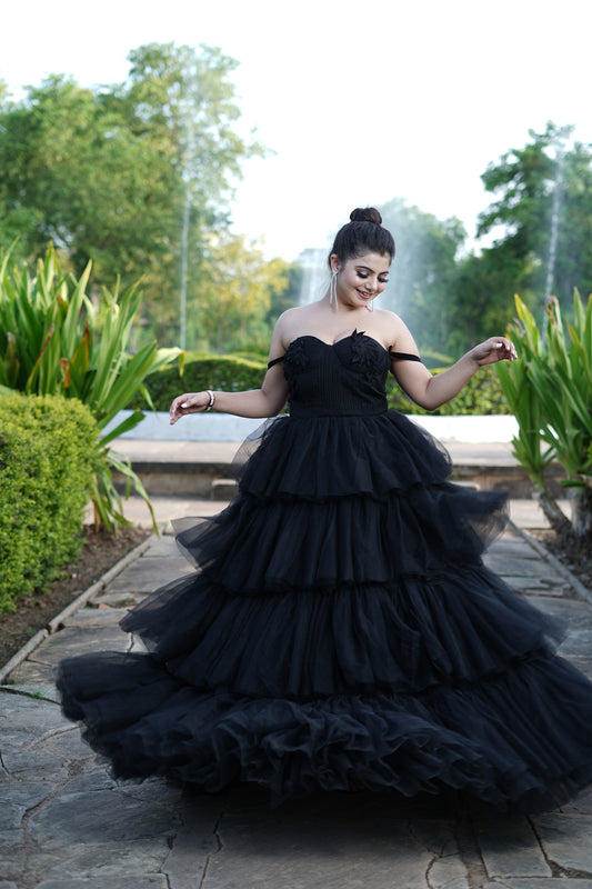 Twilight Mystique Black Ball Gown