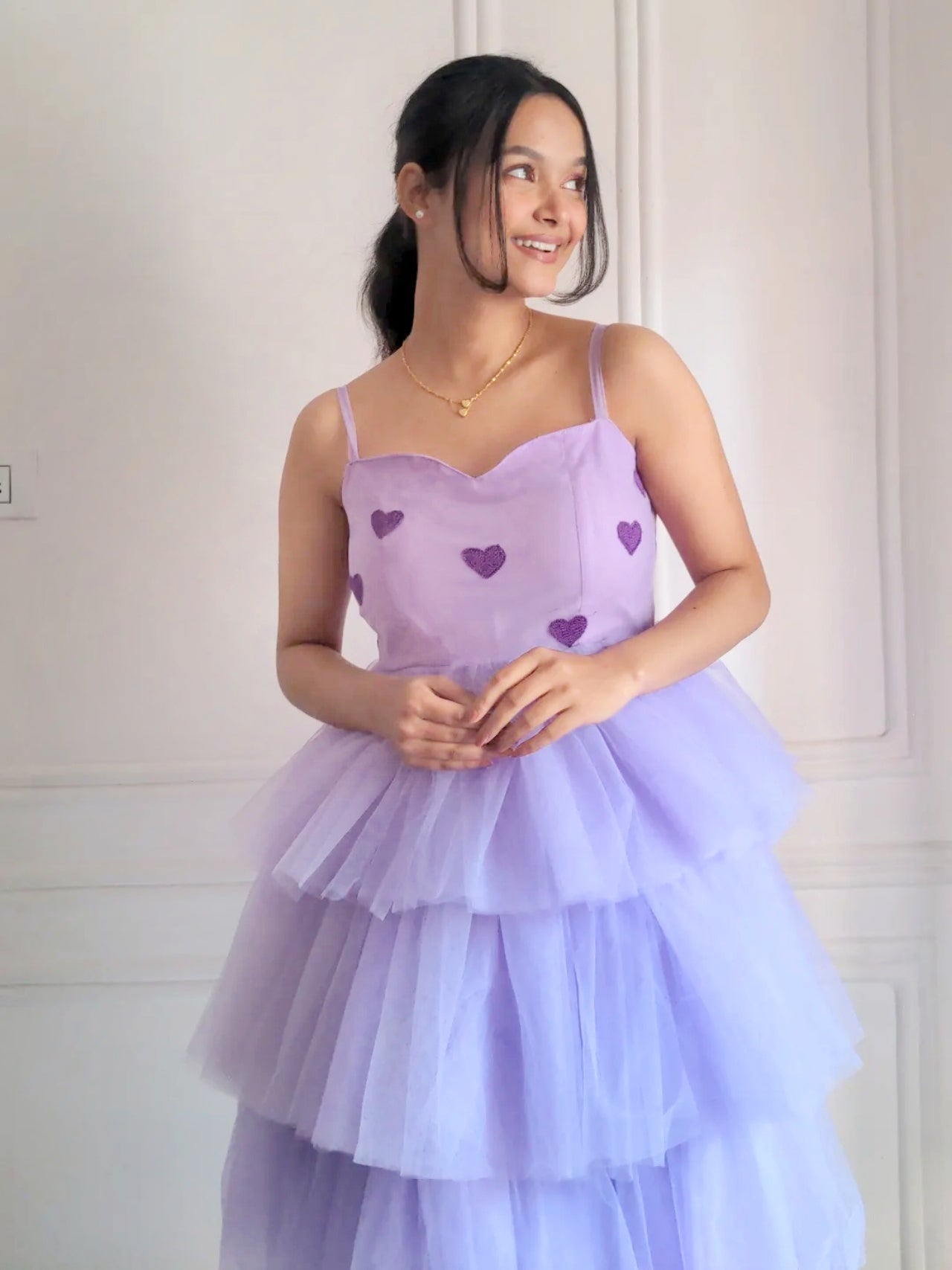 Purple Blush Barbie Dress