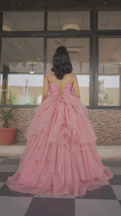 Blushing Ballerina Pink Ball Gown