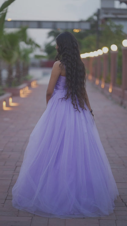 Lilac Princess Purple Ball Gown